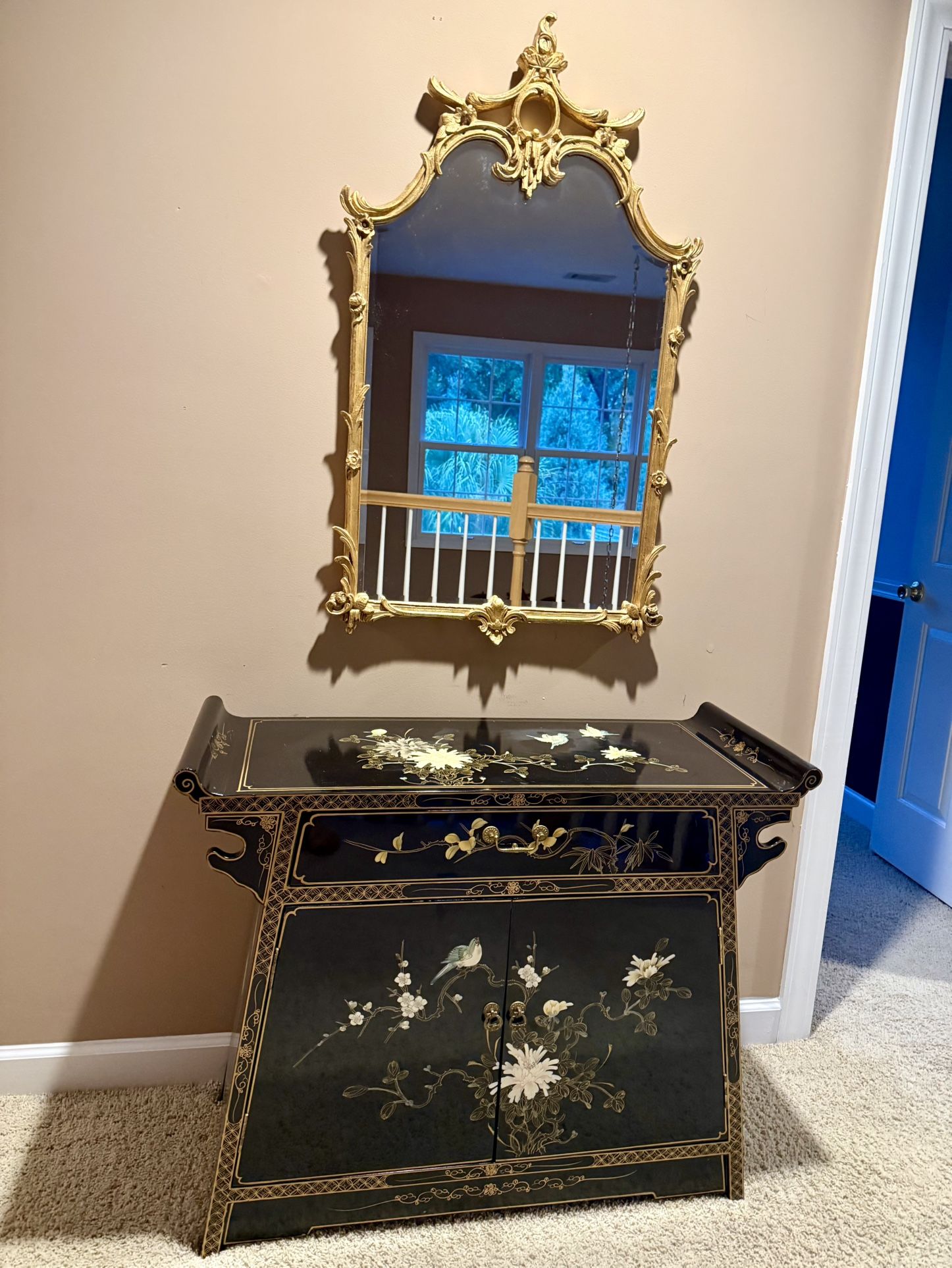 Mirror And Cabinet