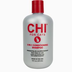 Pets 2 in 1 Shampoo & Conditioner for Cats, 16 oz | with Dry Skin | Sulfate & Paraben free
