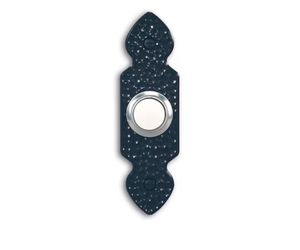 Utilitech Wired Lighted Black Doorbell Button 2-Pack
