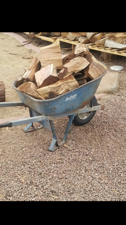 Pine firewood split seasoned delivery available