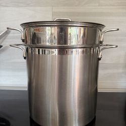 All-clad 16-Qt Multi-Cooker with Perforated Insert and Lid