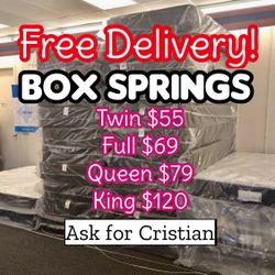 Box Springs  Twin box Full box  Queen box  King box  Bases para colchon  Box spring 