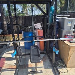 🔥 HEAVY DUTY GYM SET Bench And Attachmebts 