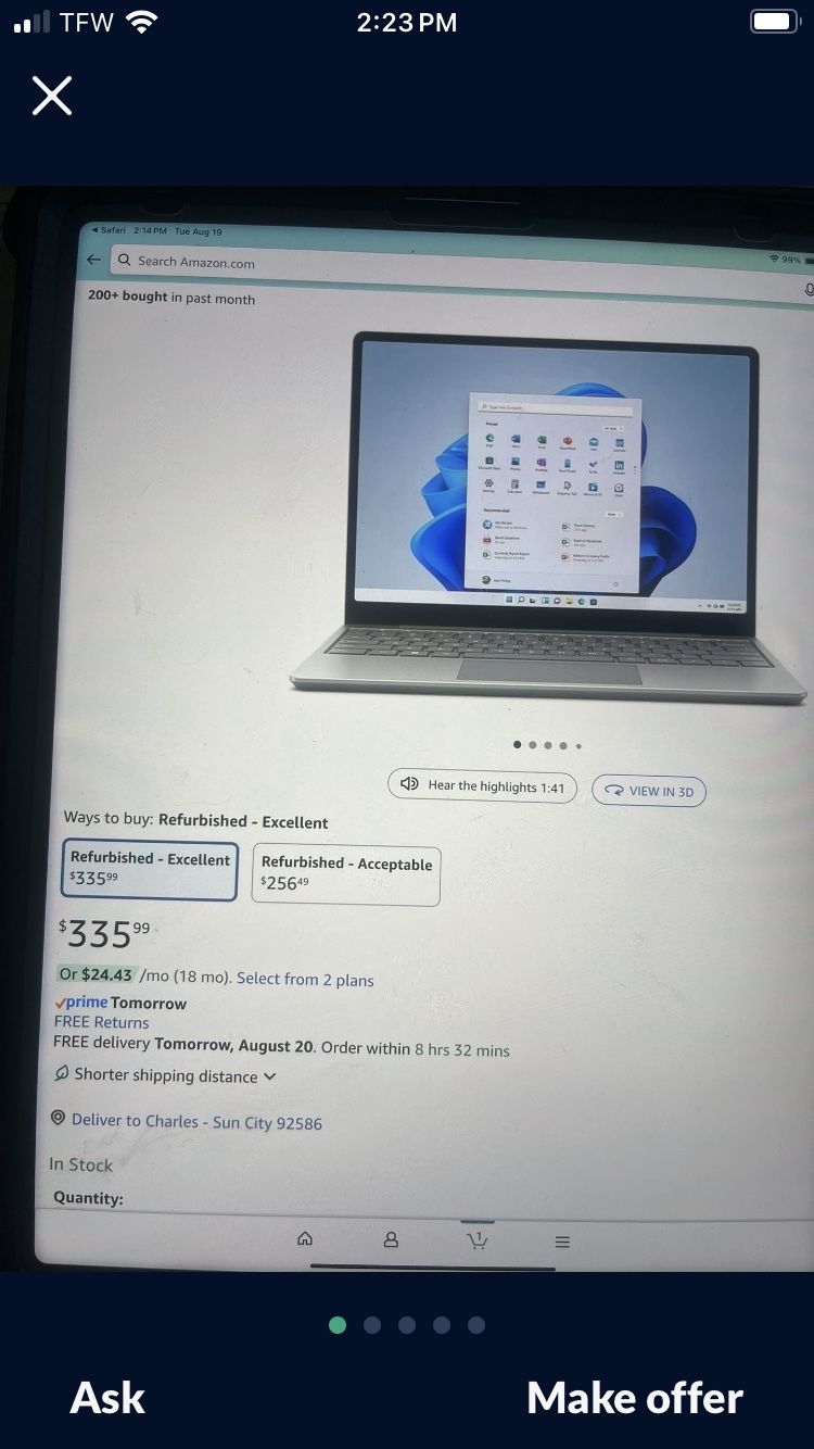 Microsoft Surface Laptop Pro 3