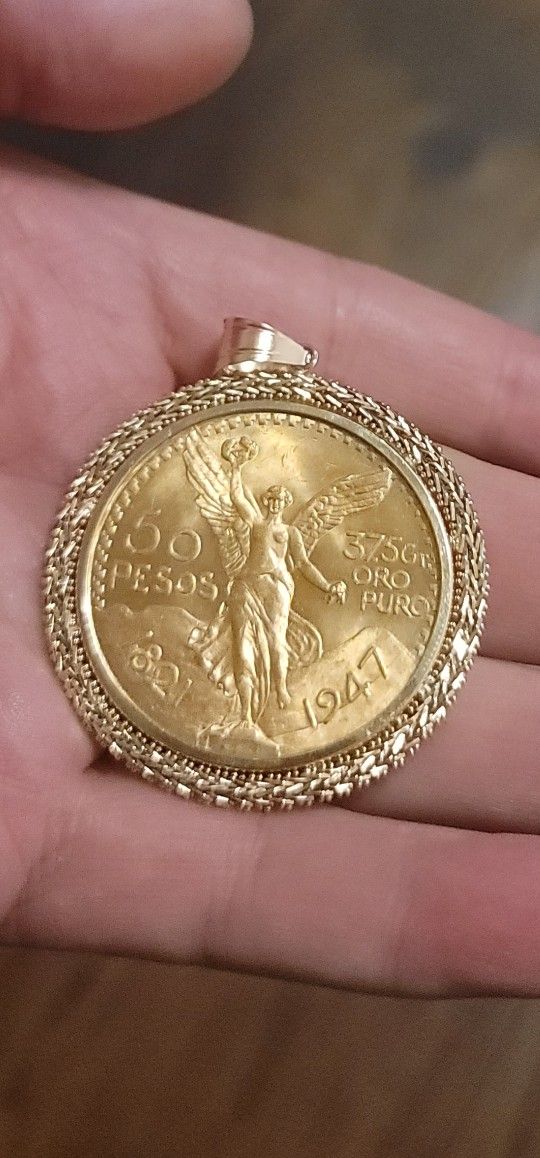 Centenario with Bezel...22k And 14k Gold