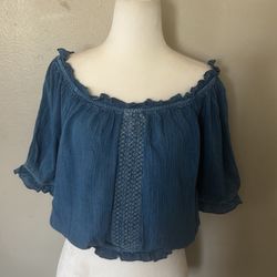 Crop Top Off Shoulders 