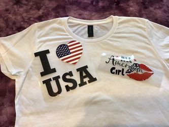 Patriotic DTF Woman’s Tshirts 