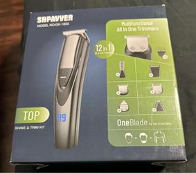（New）Rechargeable Beard Trimmer for Men: 𝟏𝟐-in-1 Grooming Kit