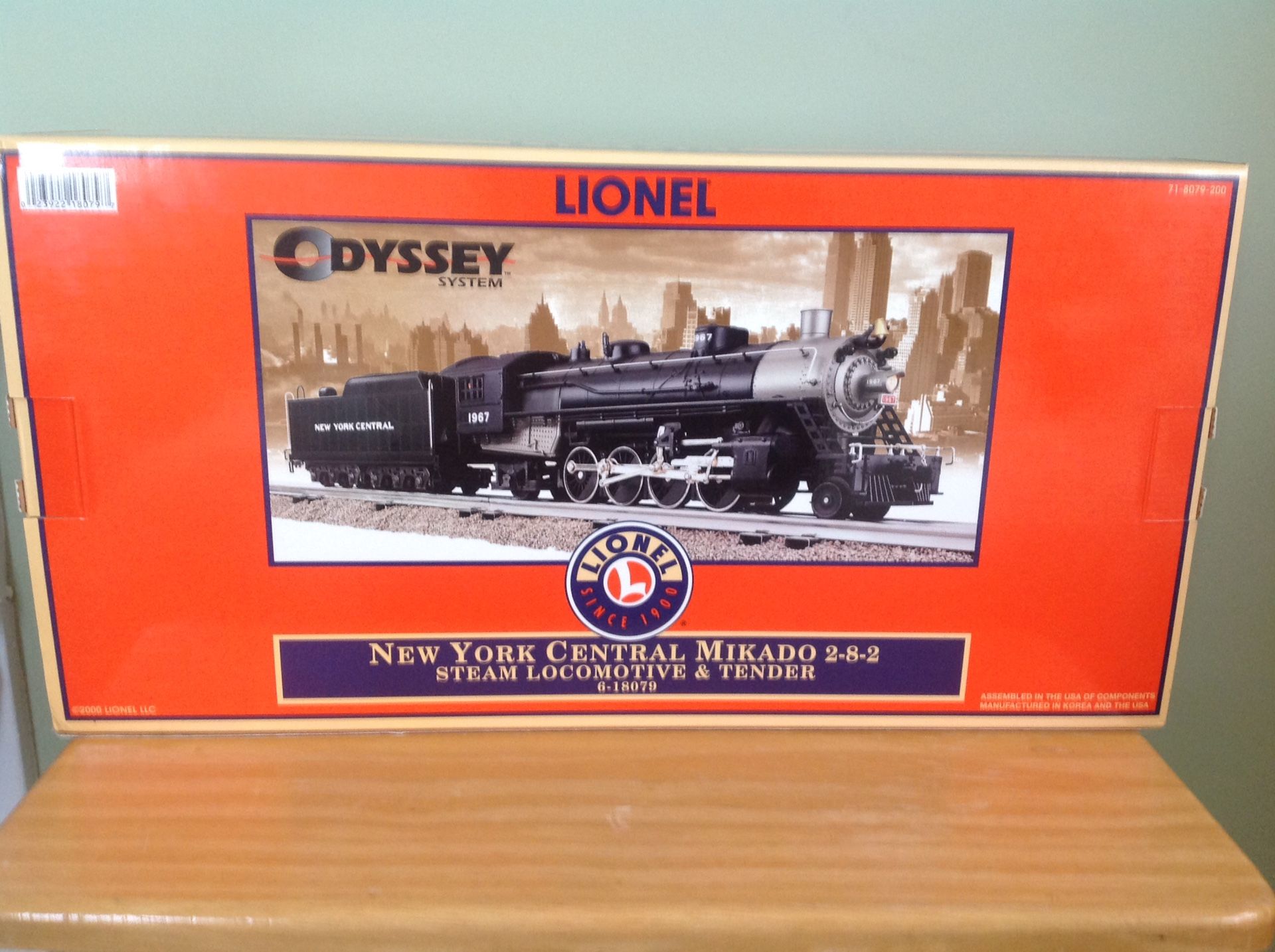 LIONEL NEW YORK CENTRAL MIKADO 2-8-2 ODYSSEY SYSTEM 6-18079