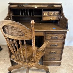 Antique Desk And Chair