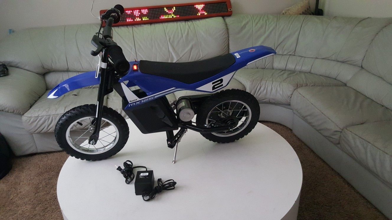 Razor MX125 Electric Kid bike