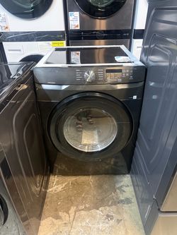 Samsung - 7.5 Cu. Ft. Stackable Gas Dryer with Sensor Dry - Black Stainless Steel 🔥