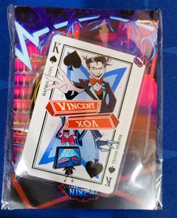 Hazbin Hotel Vox Trump Design Acrylic Stand Official Black Balloon Market