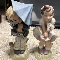 Buy and girl vintage figurines