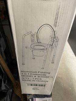3 in 1 Aluminum Commode