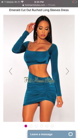 Hot Miami Emerald Dress