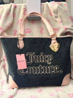Juicy Couture Velour Tote Bag