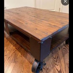 Living Spaces Rustic Coffee Table 
