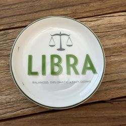 Decorative Ceramic Libra Dish Tray 