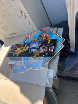 Final fight marquee and cabinet stickers Arcade parts