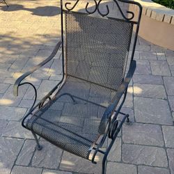 Wrought Iron Bouncy Chair 