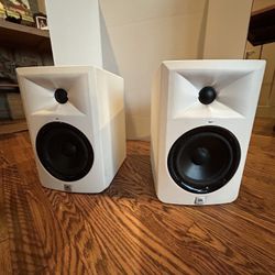 JBL  LSR305 studio monitors