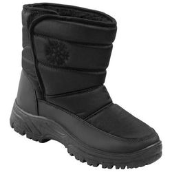 NEW SZ  8 Women Insulated Winter Snow Boots Snowflake 6" Warm Cold-Weather Boot Black or White