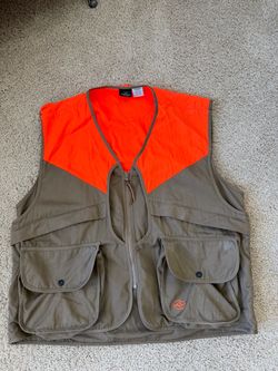 Hunting Vest with Blaze Orange Panels