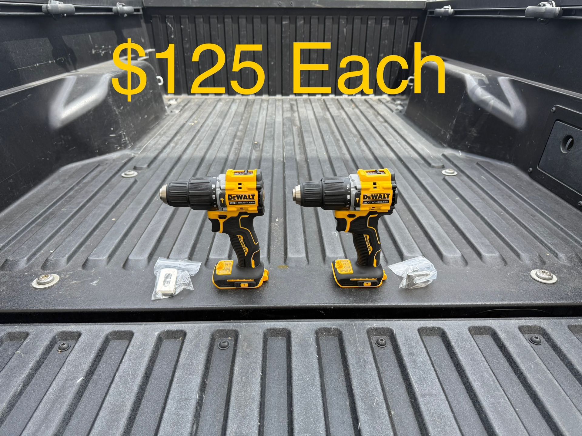 DEWALT ATOMIC 20-Volt MAX Brushless Cordless 1/2 in. Hammer Drill (Tool-Only) **2 Available, $125 Each**