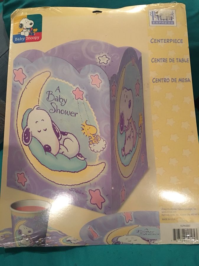 Baby Snoopy baby shower set