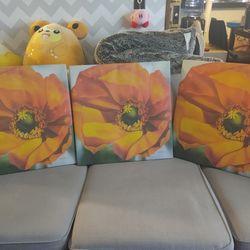 IKEA wall art - flower Nissaryd - three(3) total
