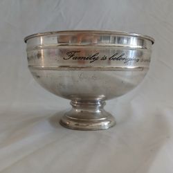 Pottery Barn Small Silver Plated Bowl