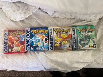 Pokémon Gameboy Boxes