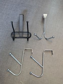 4 x Over The Door Hooks