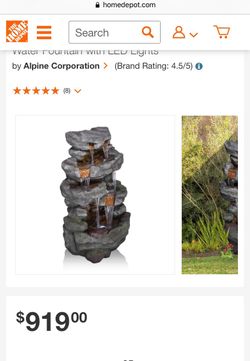 Alpine Outdoor Fountain