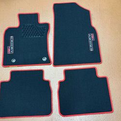 TOYOTA CAMRY TRD 2021-2023 4 PCS CARPET WITH RED STITCH