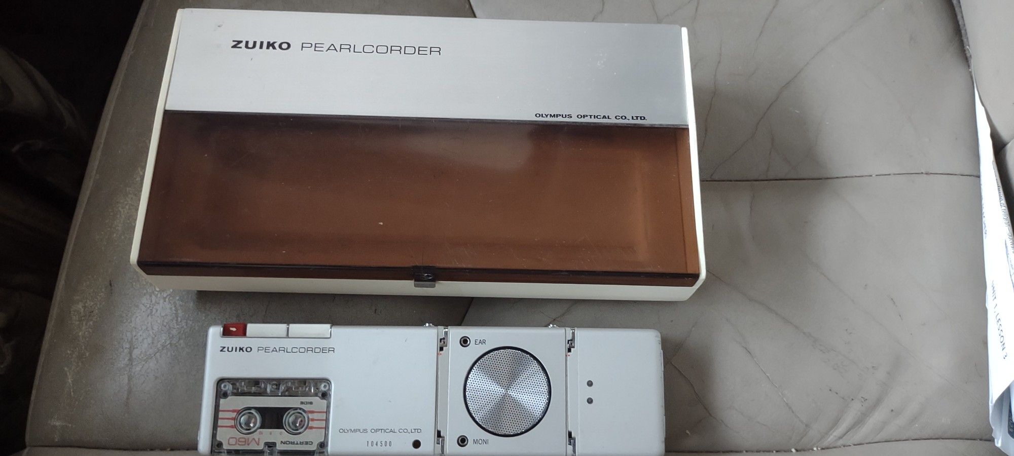 Olympus Zuiko Pearlcorder
World's First Micro Cassette Recorder