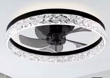 20” Ceiling Fan with LED Light – New