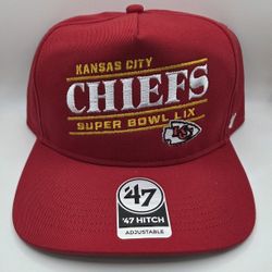 Kansas City Chiefs Super Bowl LIX ’47 Brand Snapback Hat – New w/ Tags