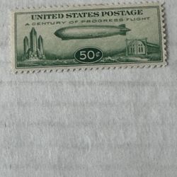 United States C18 Light Hinge Stamp 