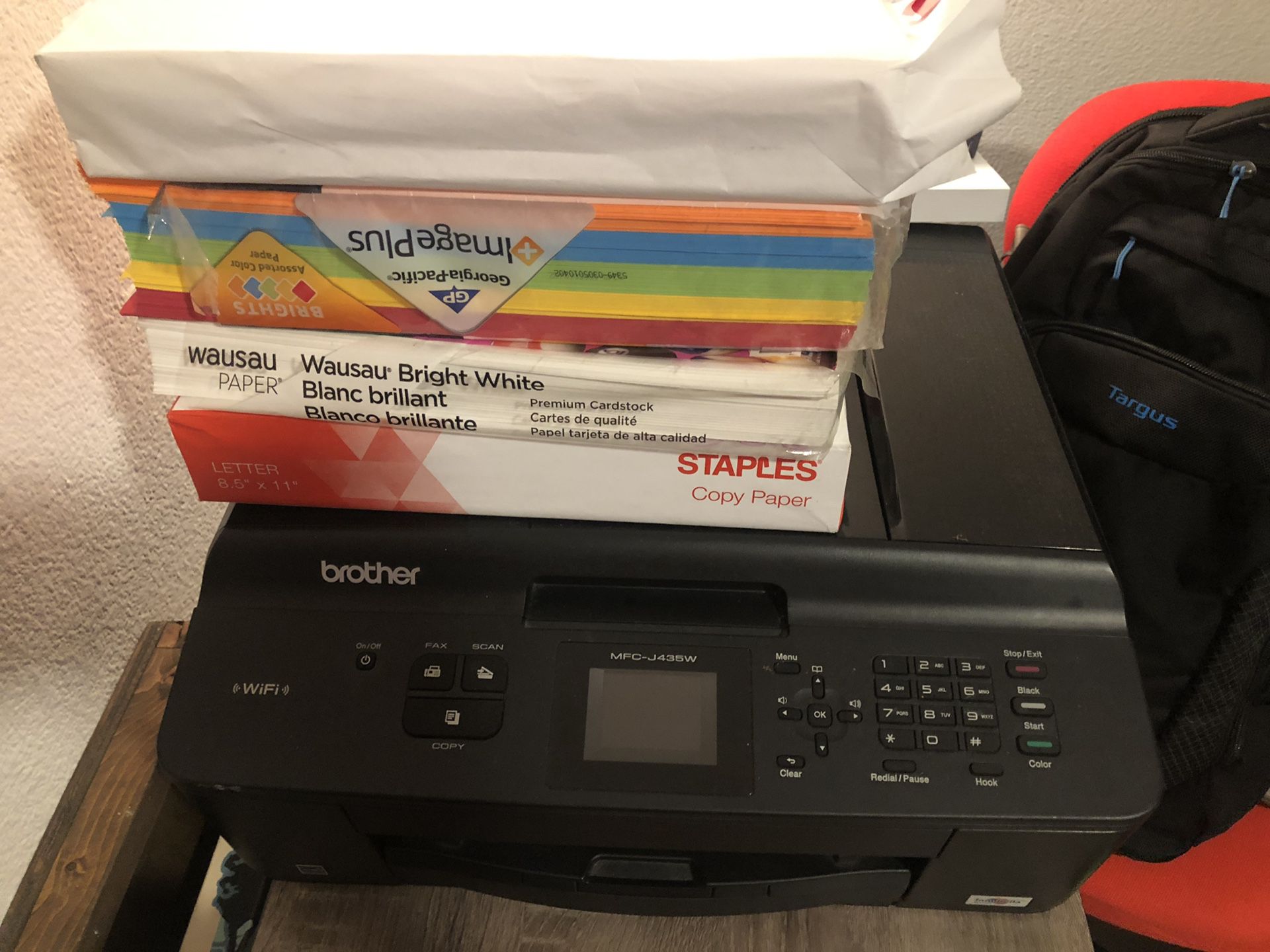 Brother colored printer, copier, scanner, and fax