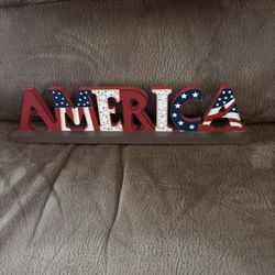 16”X4” American Sign 15.00