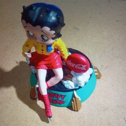VINTAGE REPRODUCTION  COCA COLA COMPANY  THRU KING FEATURES SYNDICATE/ FLETCHER STUDIOS.  BETTY BOOP CHURCH GIRL