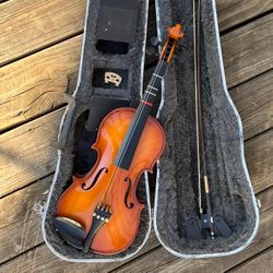 22” Student Violin With Case