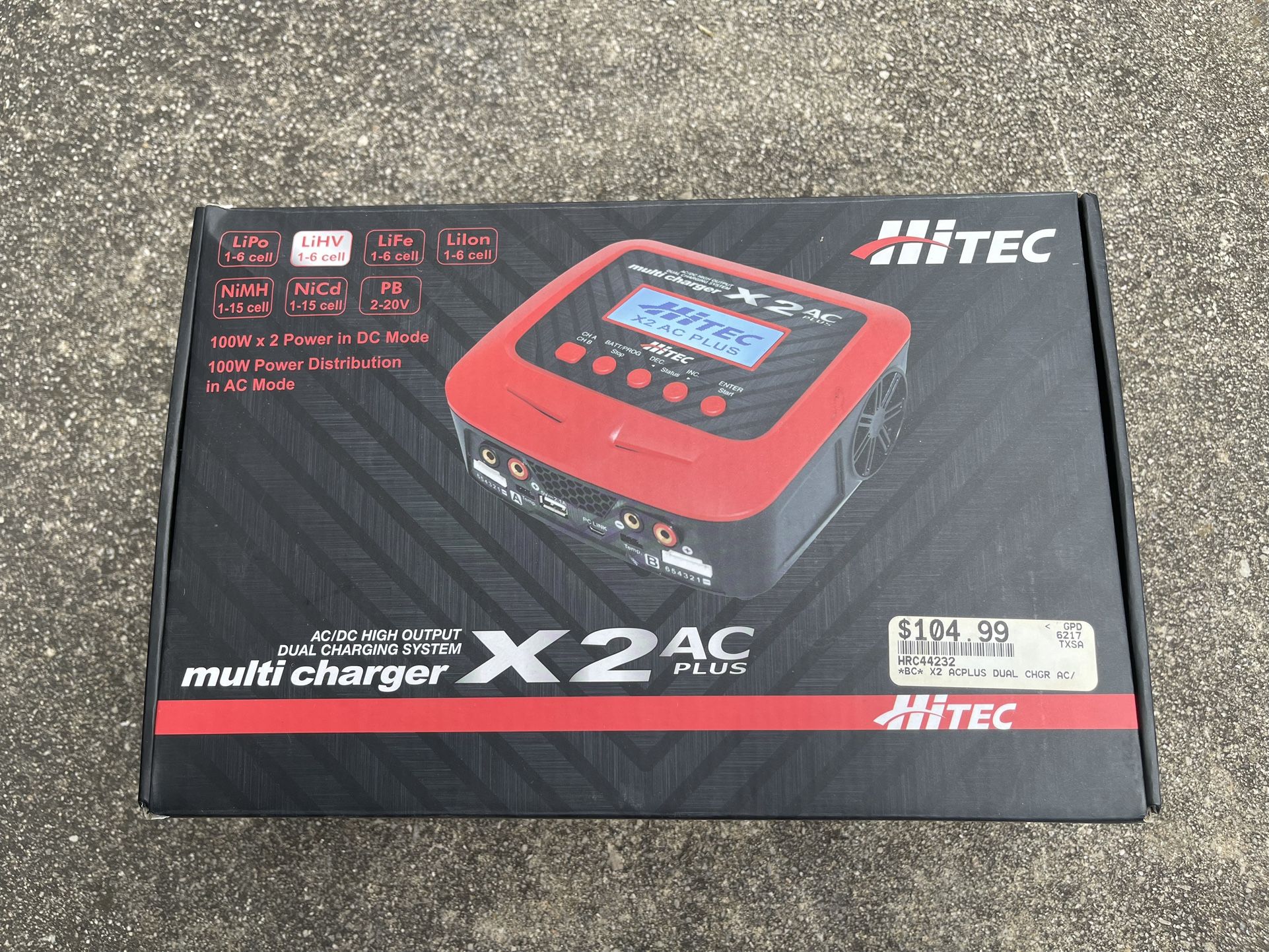 HItec Rc Car ChargerX2ac Plus