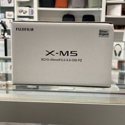 Fujifilm X-M5 Kit 15-45mm F3.5-5.6 OIS PZ Silver Limited Time Sale 9/30