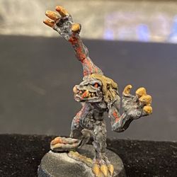 Games Workshop PRODUCT LINE Warhammer Fantasy - Dark Elves - Loose Miniatures (Metal) Harpie figure.   Comes as shown 