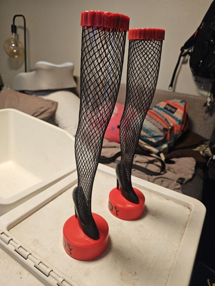 Darcelle Fishnet Leg Cup