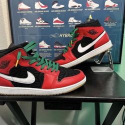 Nike Air Jordan 1 Mid SE Christmas Tree Edition 