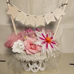 Baby Girl Cake Topper
